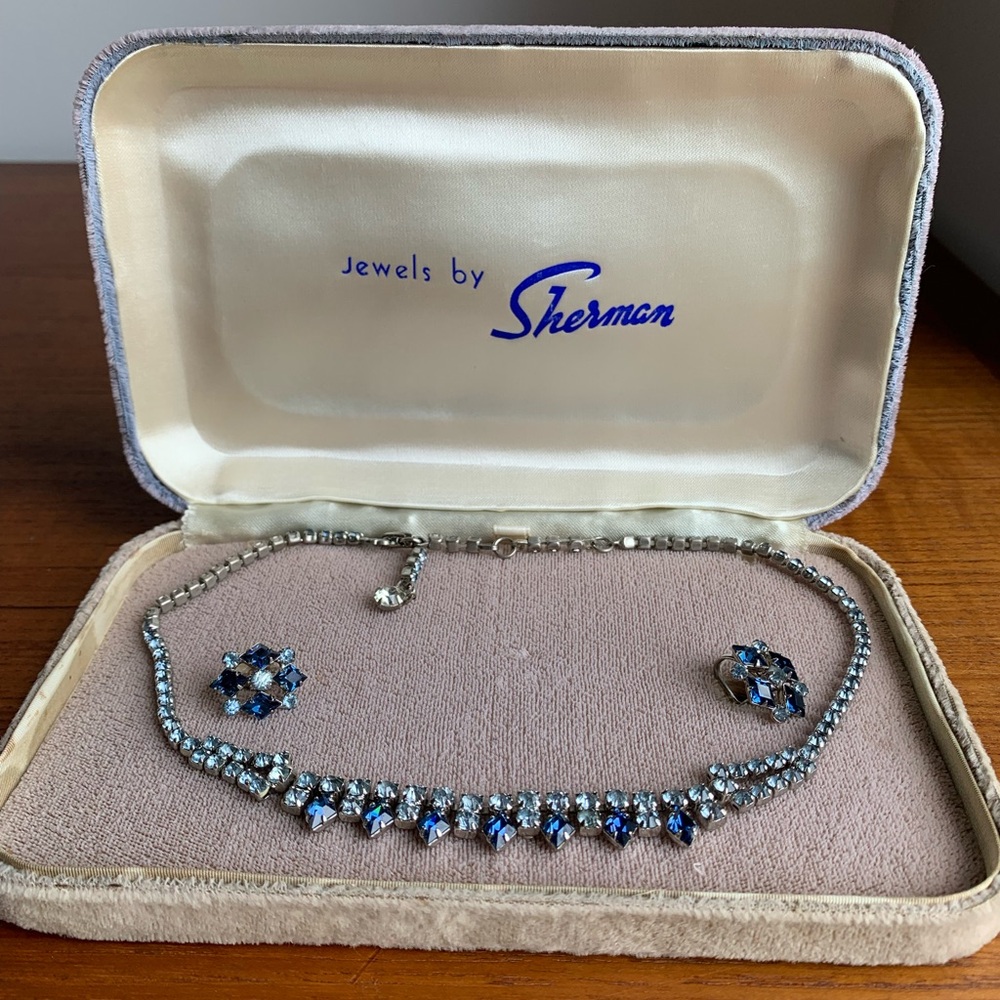 Vintage Sherman Necklace and Earring Set